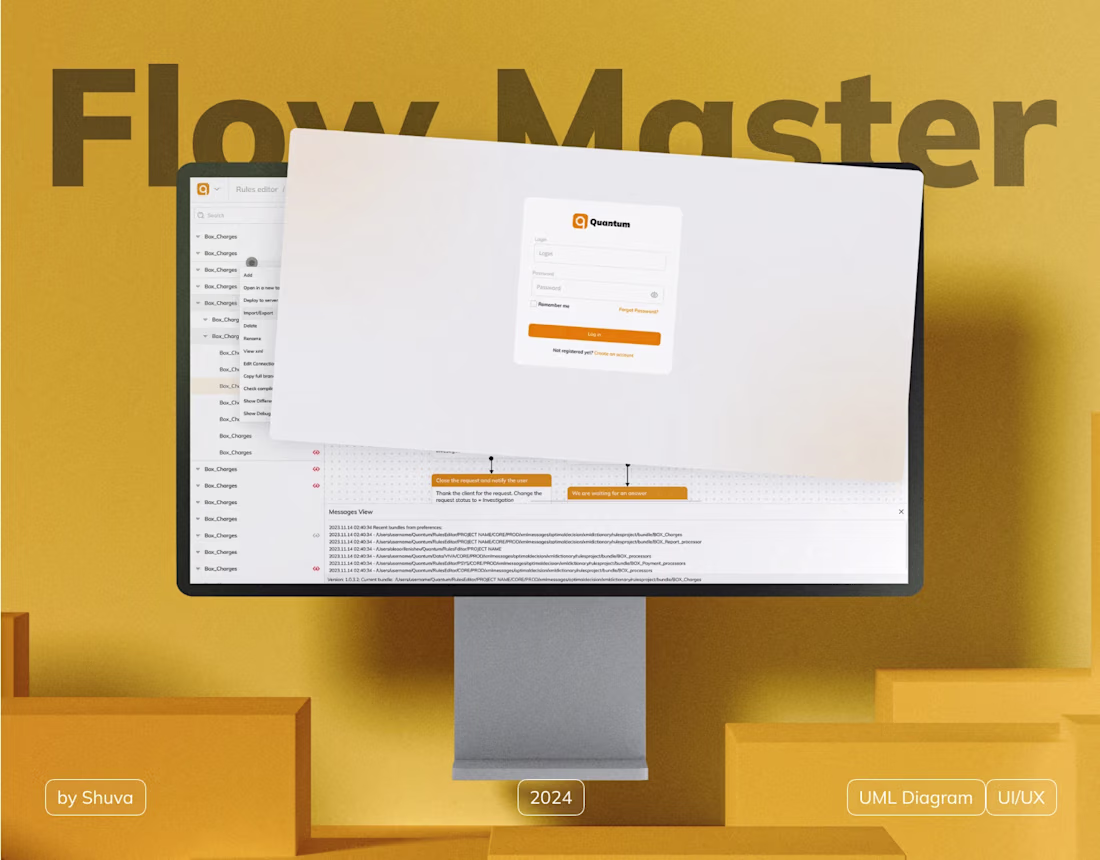 Cover image for Flow Master | UML Diagram Editor | UX/UI Design