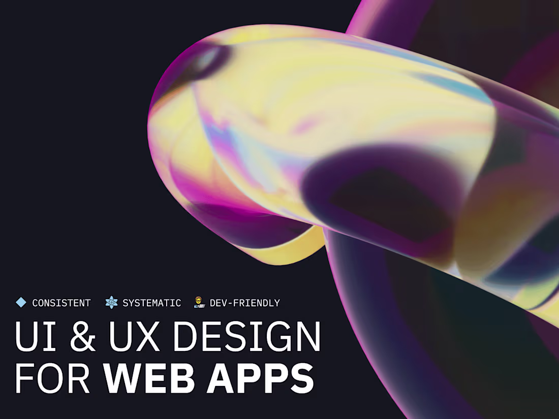 Cover image for UI & UX Design for Web Application