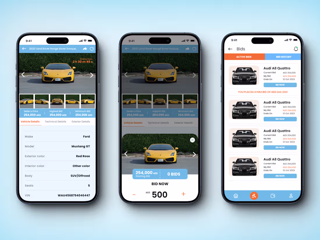 Cover image for Real time bidding app