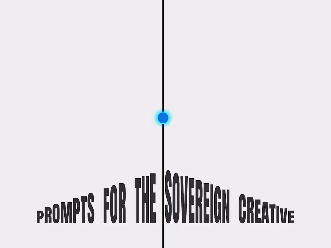 Cover image for Prompts for The Sovereign Creative