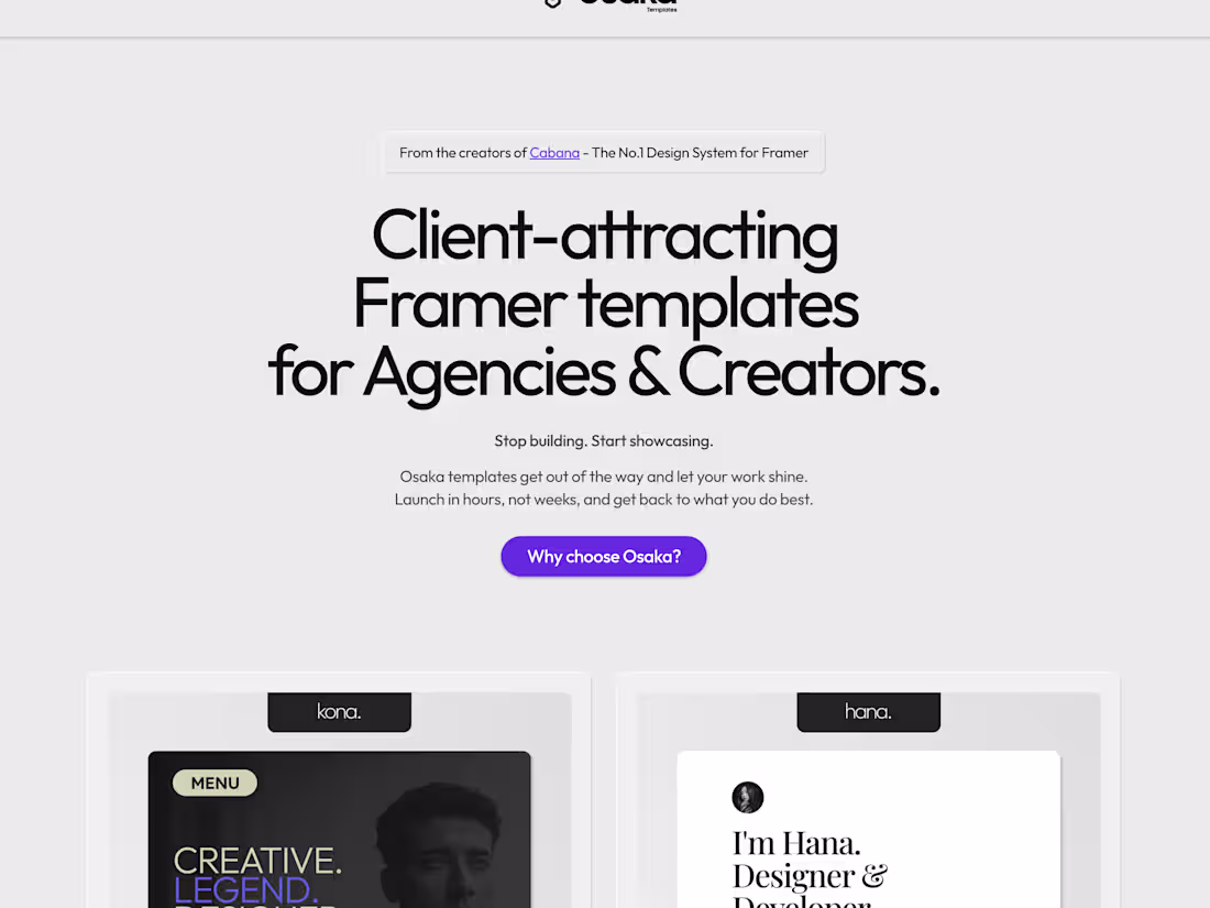 Cover image for Just got back into the Framer Template game after quite a wh...