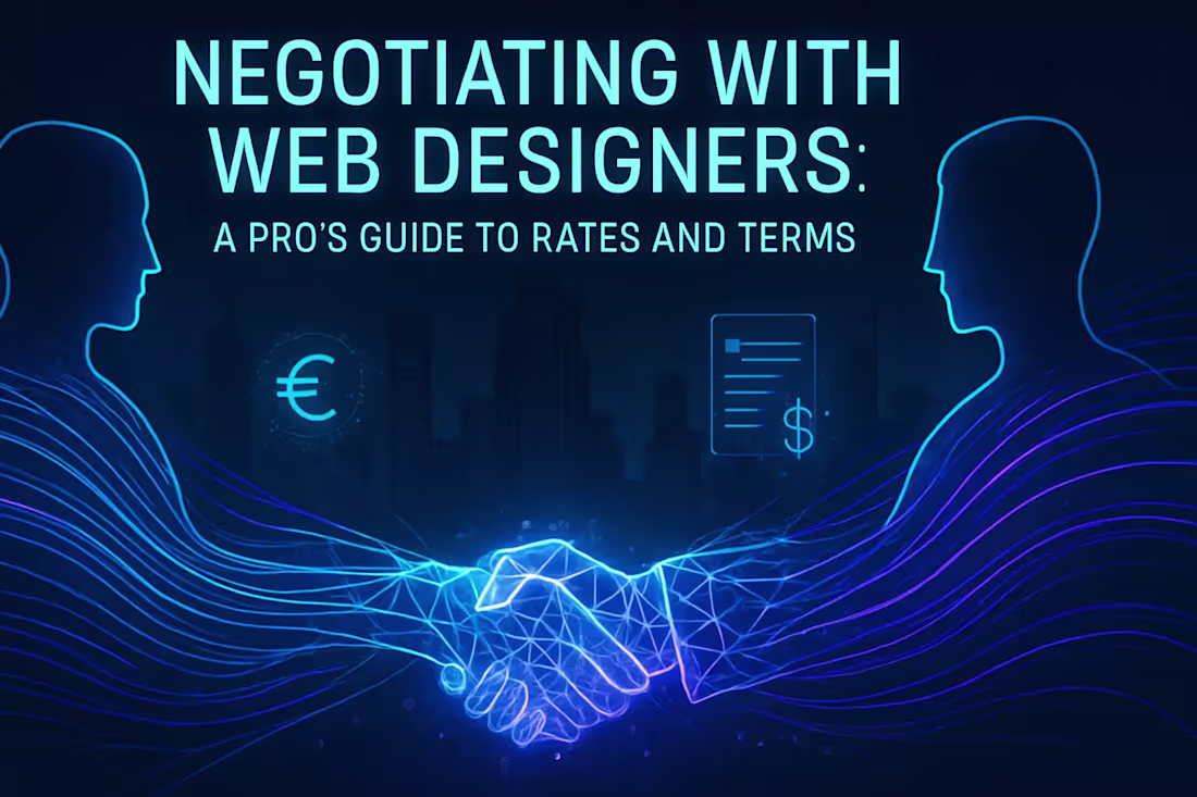 Cover image for Negotiating with Web Designers: A Pro's Guide to Rates and Terms