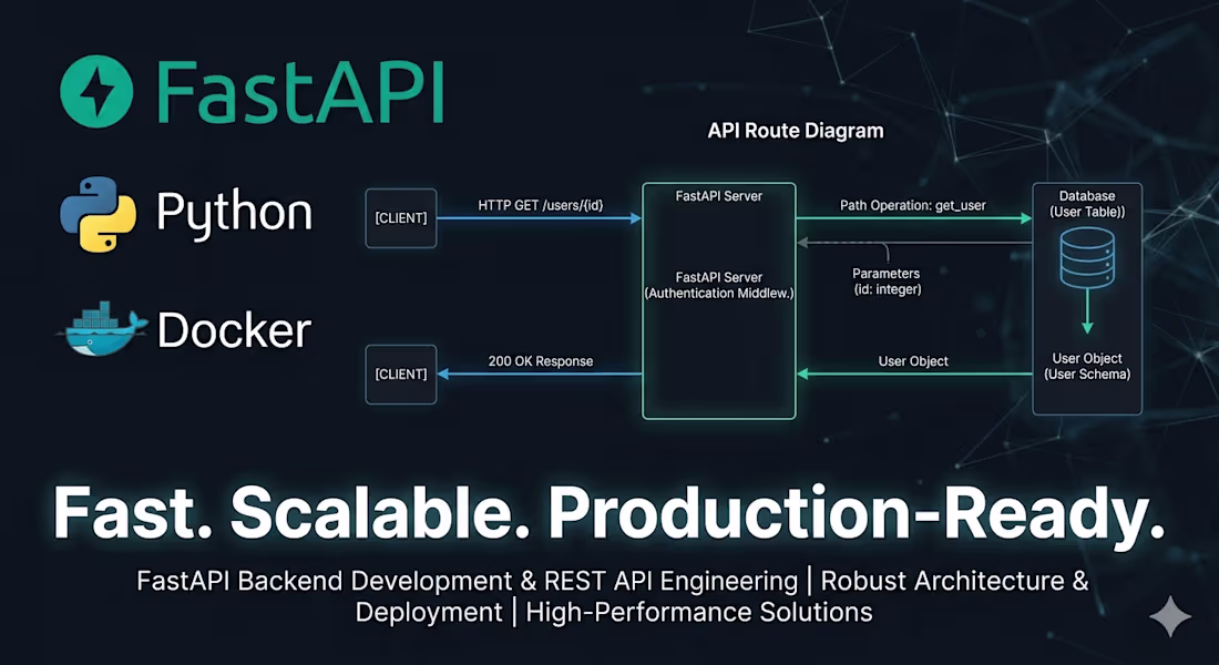 Cover image for FastAPI Backend Development & REST API Engineering