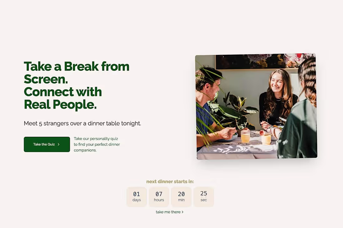 Cover image for Dinner Meetup Experience