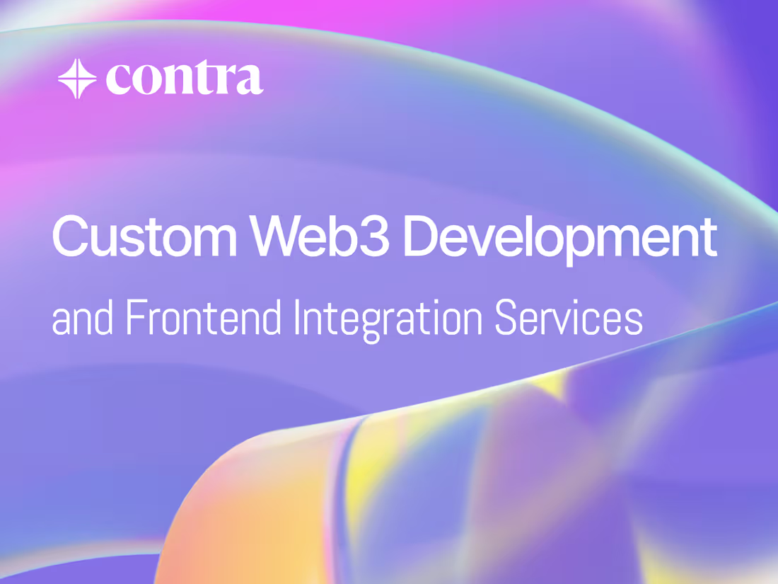 Cover image for Web3 Development and Frontend Integration Services