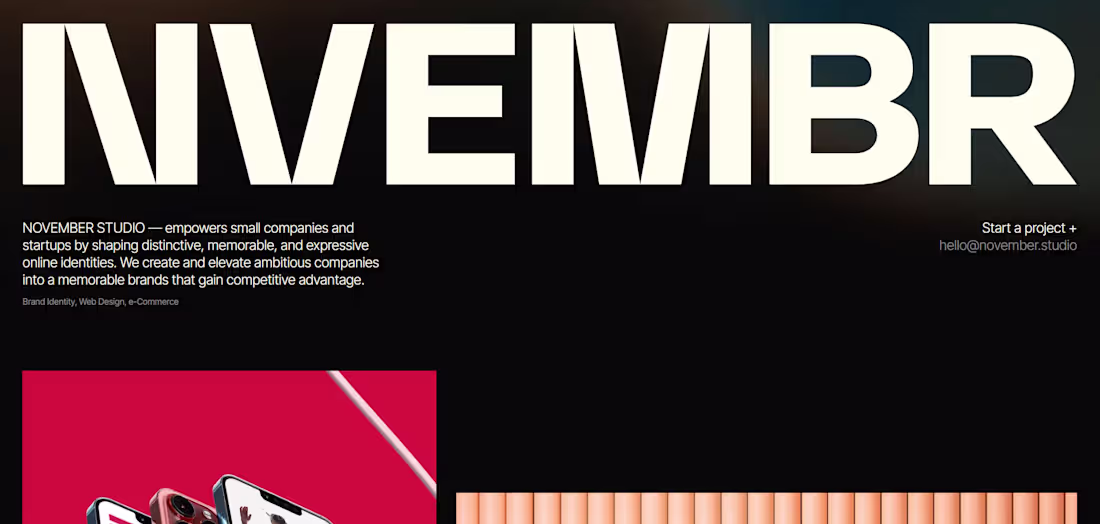 Cover image for November Studio – Boutique Branding & Digital Design