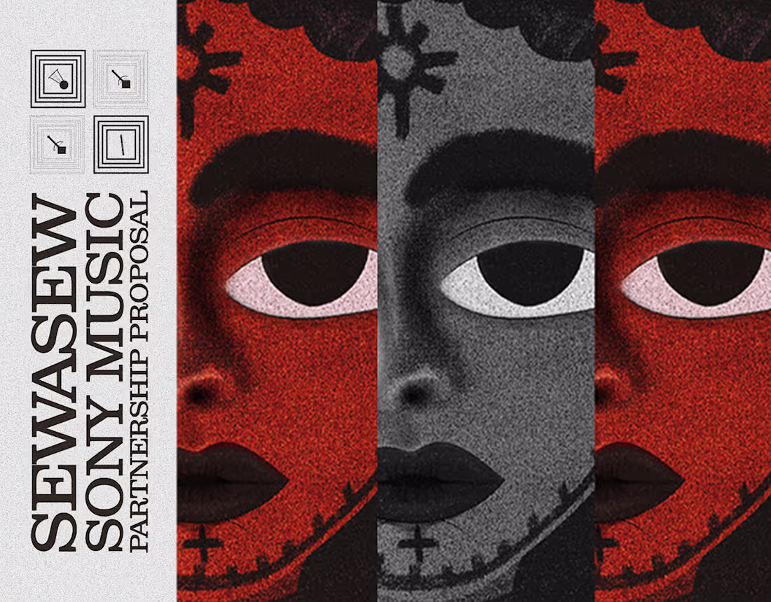 Cover image for SEWSEW-SONY MUSIC PARTNERSHIP PROPOSAL :: Behance
