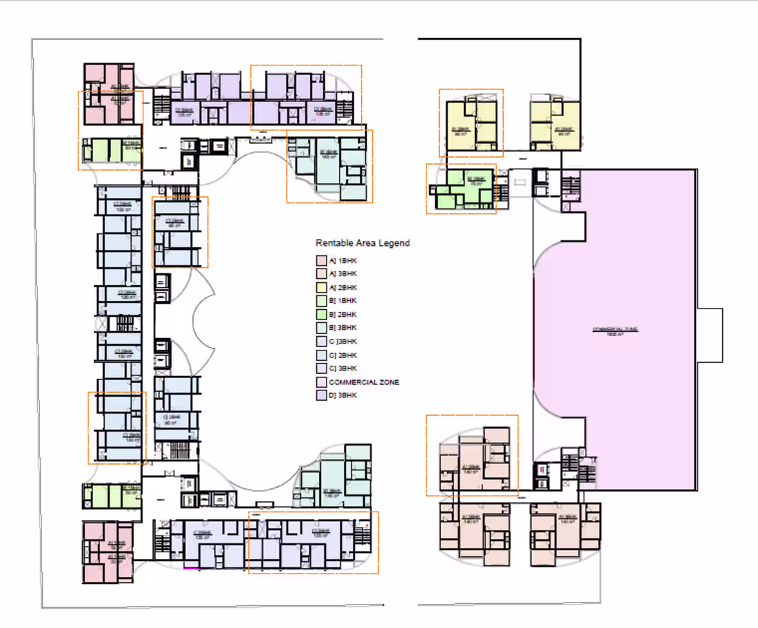 Cover image for CO-HOUSING FLATS  LAYOUTS 