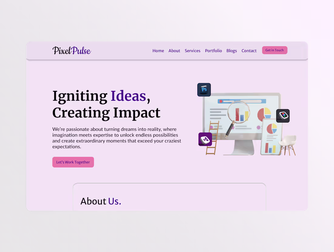 Cover image for PixelPulse- Igniting ideas, creating impact