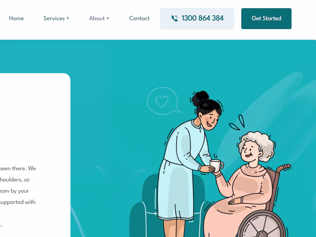 Cover image for I built a WordPress website for an elderly care business des...