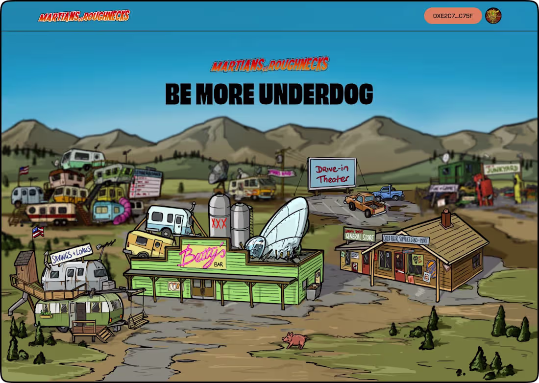 Cover image for Martians vs Roughnecks DApp UI/UX Design