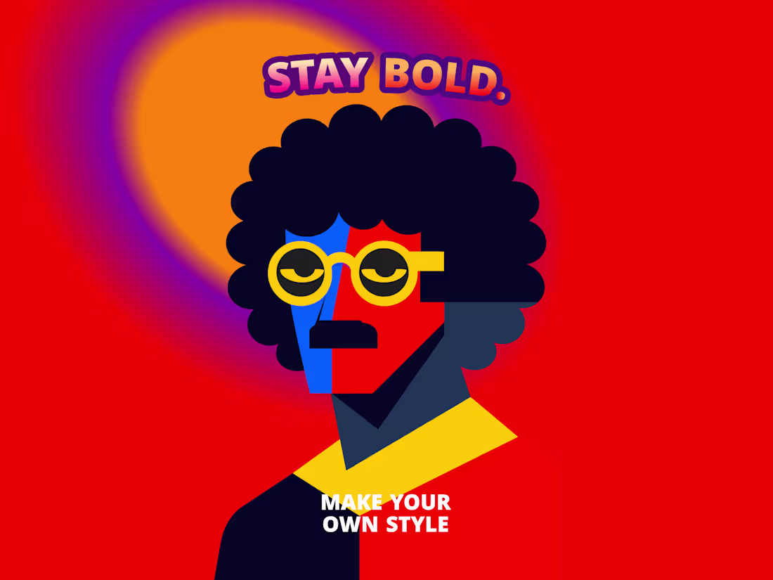 Cover image for Exploring bold geometry and vibrant