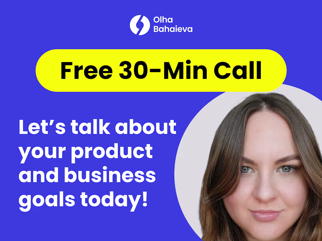 Cover image for 🌞 FREE 30-Min Call: Let's Chat About Your Product + Goals