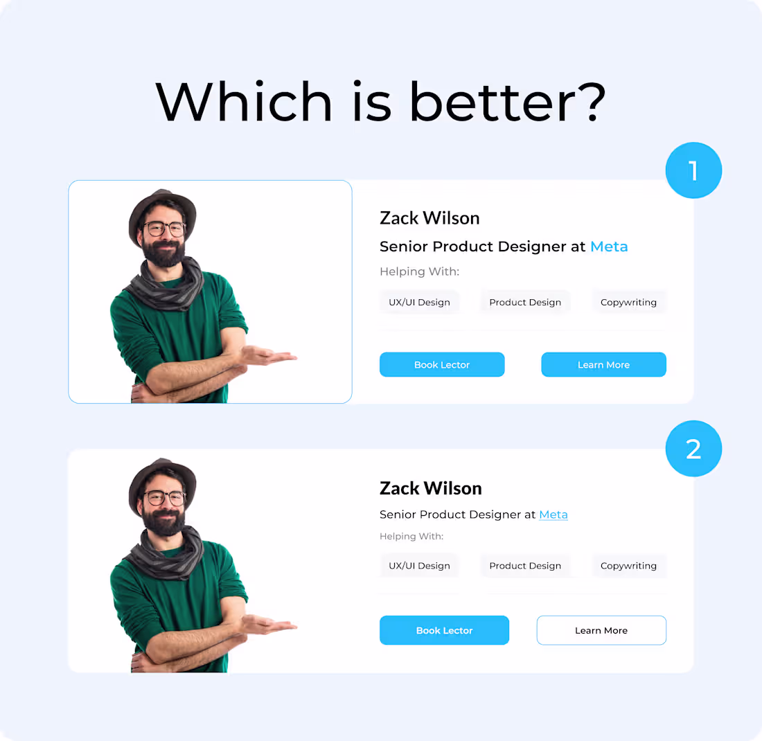 Cover image for I designed this clean and professional profile card UI using...