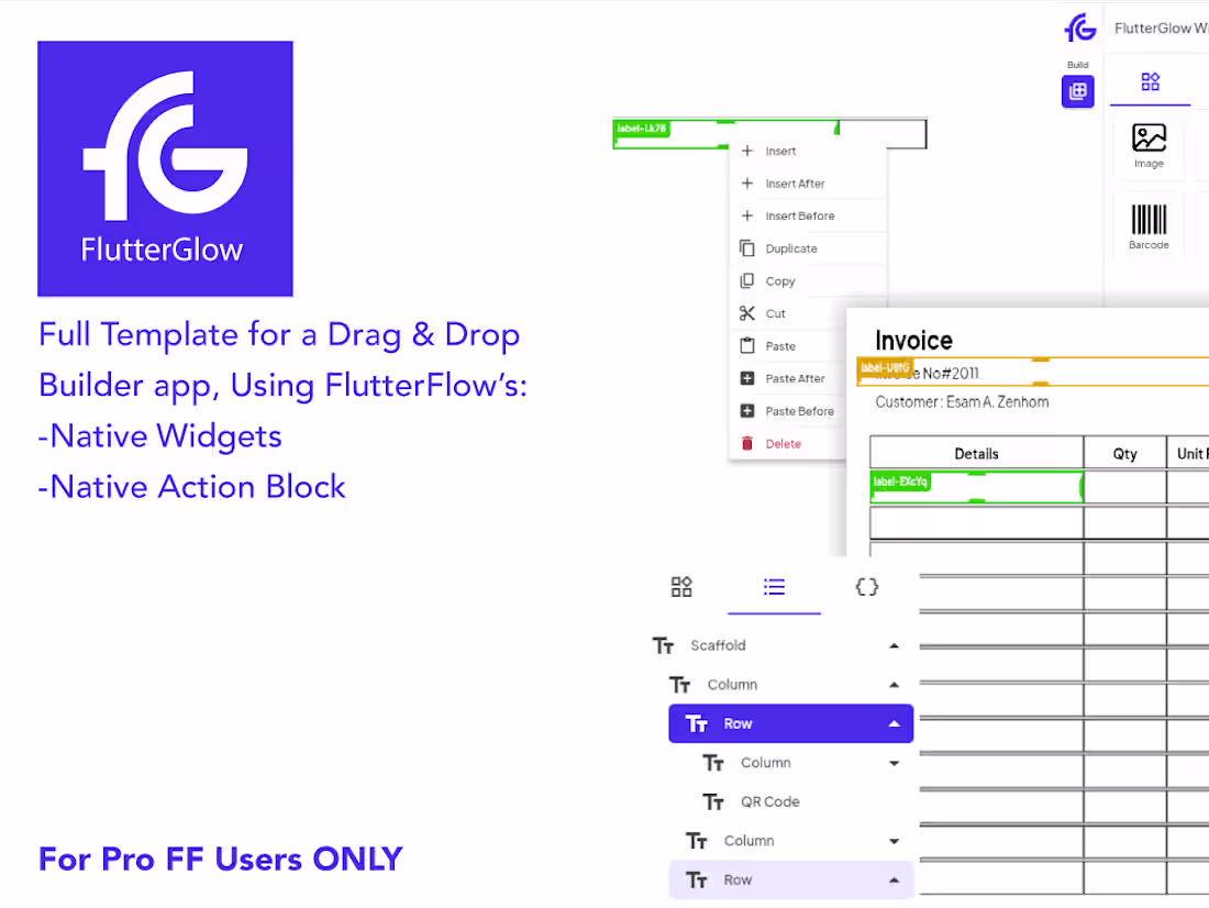 Cover image for FlutterGlow Builder