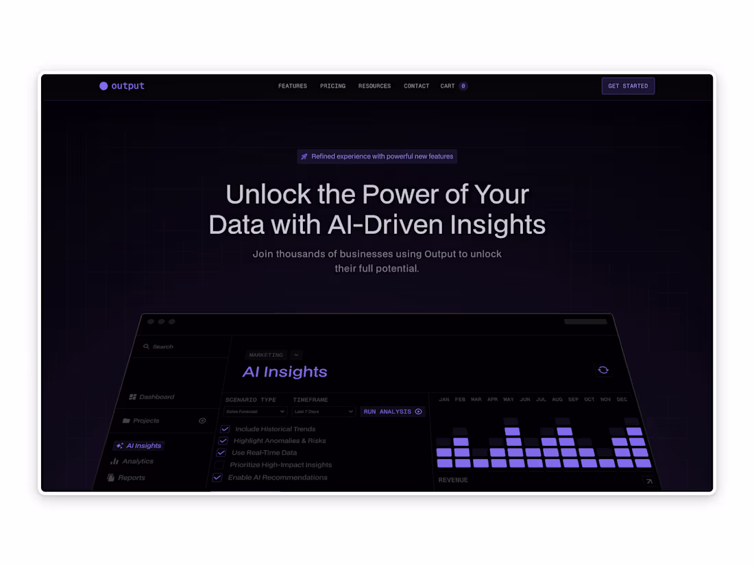 Cover image for Output - Technology Website