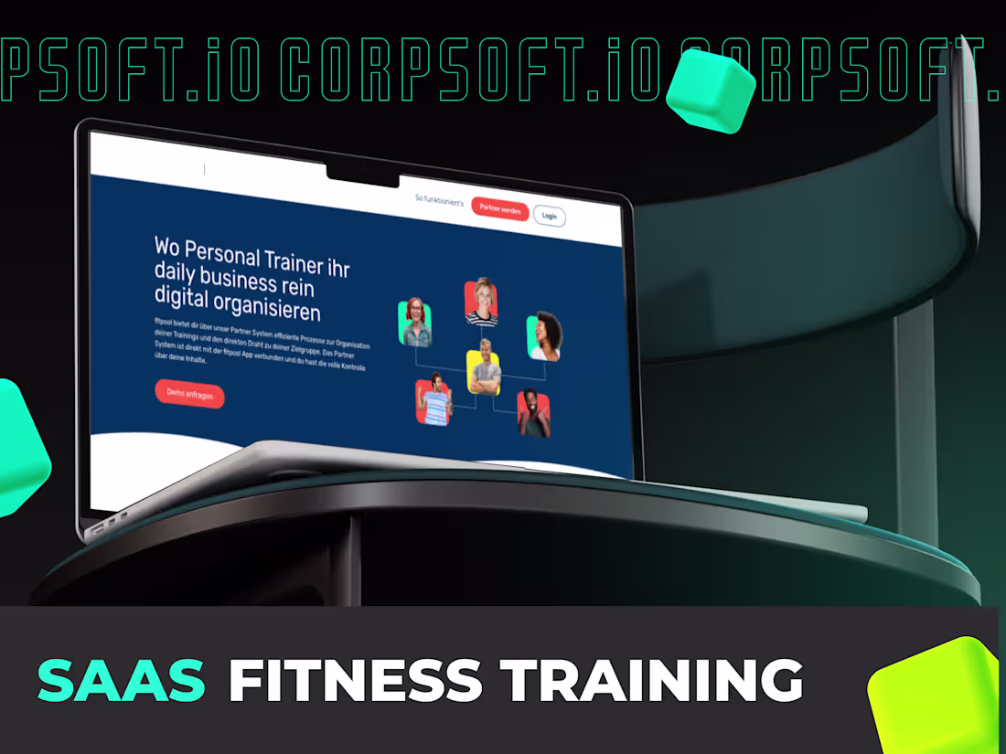 Cover image for SAAS training app development for the German sports market