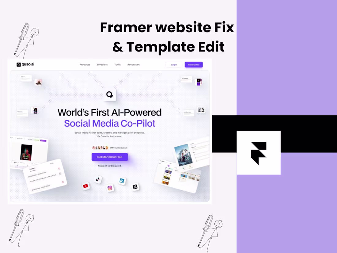 Cover image for Framer Template Edit & Framer Fix
