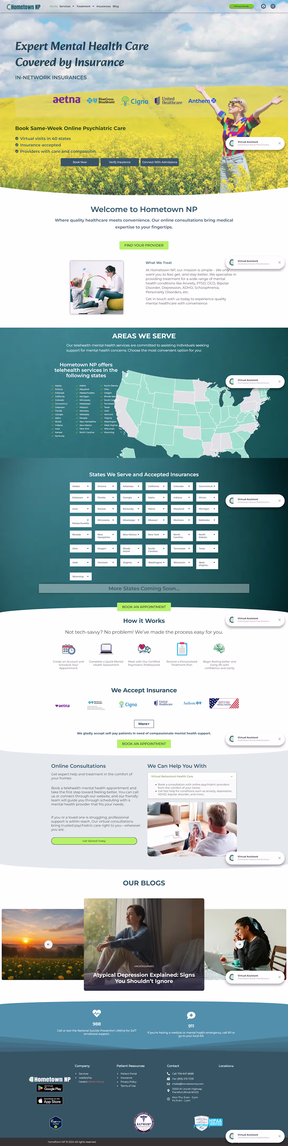 Cover image for Redesigned a telemedicine website to build trust, drive enga...