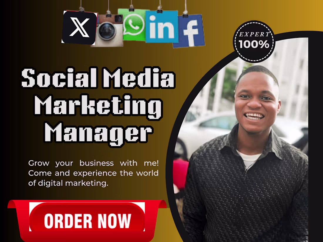 Cover image for I will be your pro-active Social Media Marketing Manager