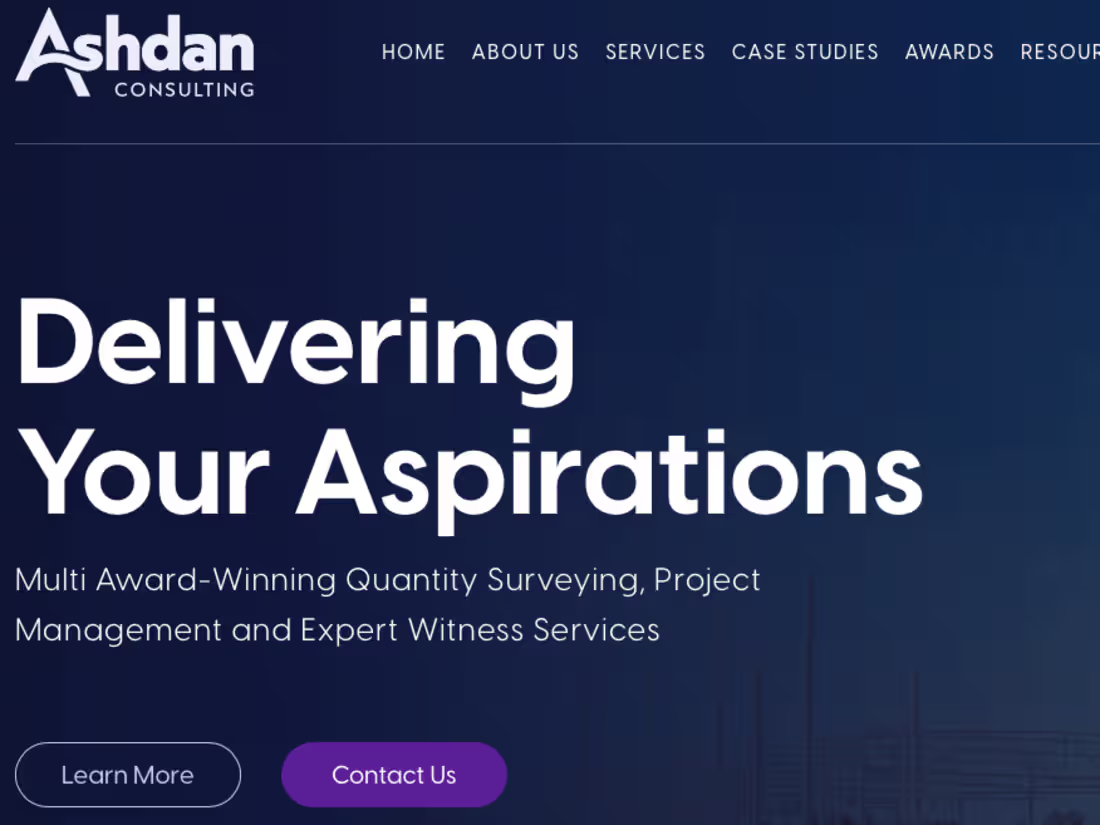 Cover image for Ashdan Group: Website Copy