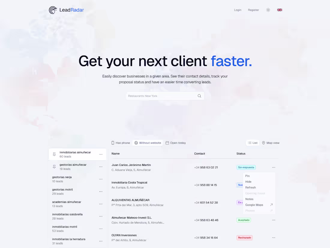 Cover image for LeadRadar: Web Design & Development