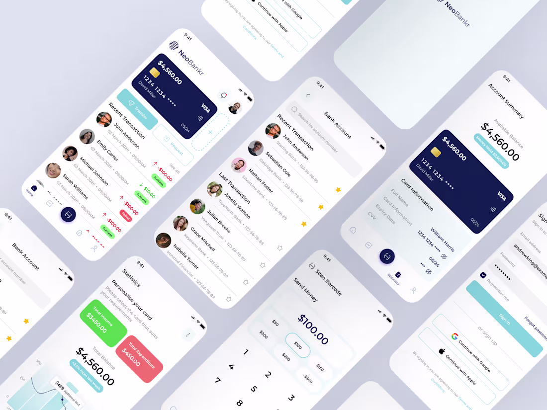 Cover image for I designed a modern banking