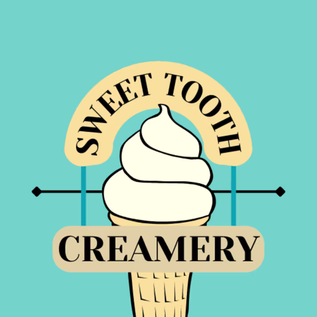 Cover image for MOCK ICE CREAM LOGO