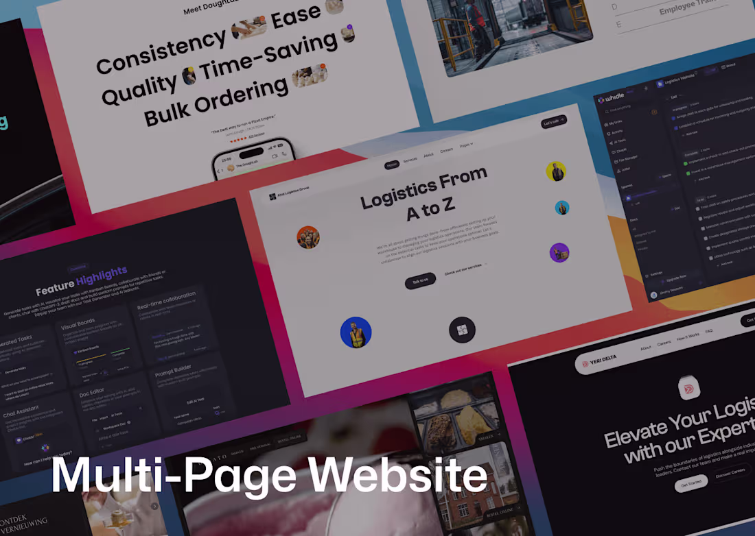 Cover image for Multi Page Website