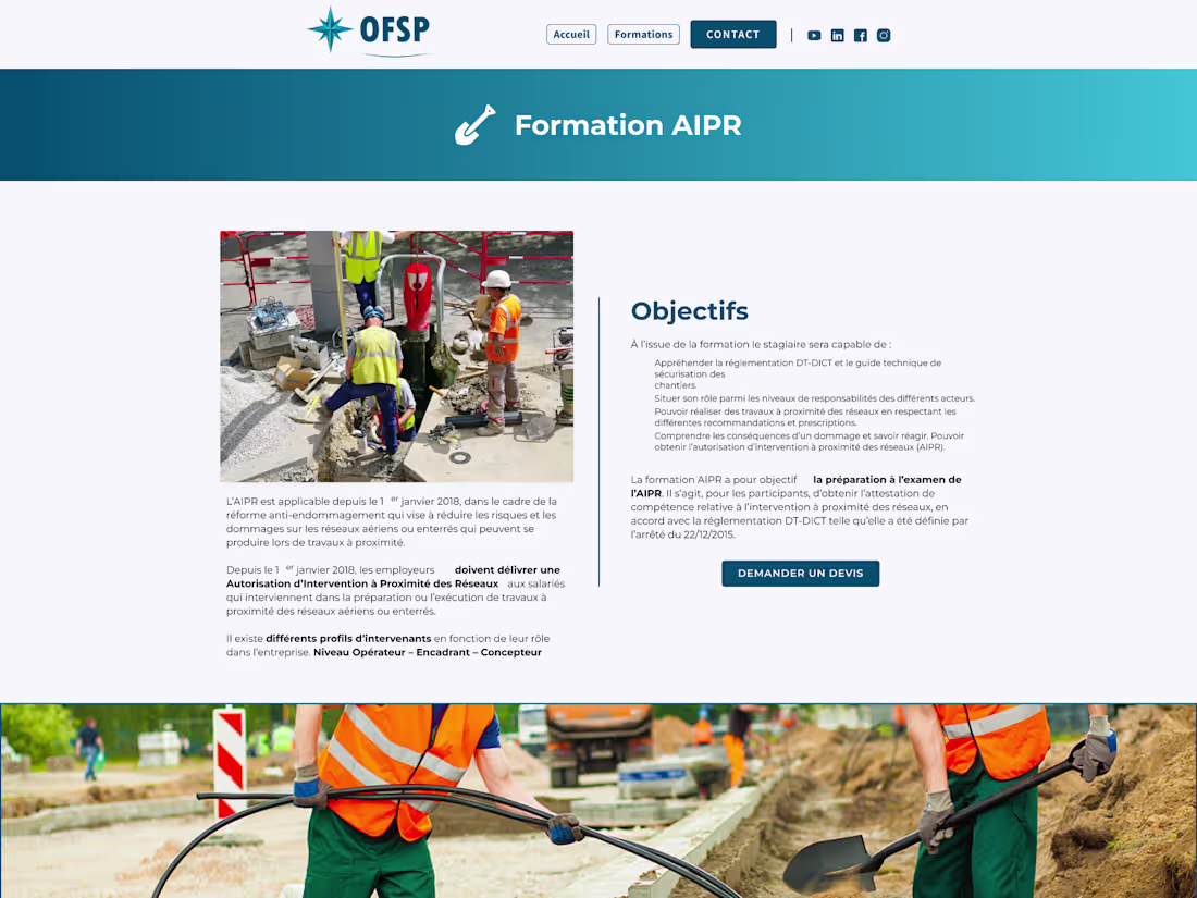 Cover image for OFSP - Safety Training center