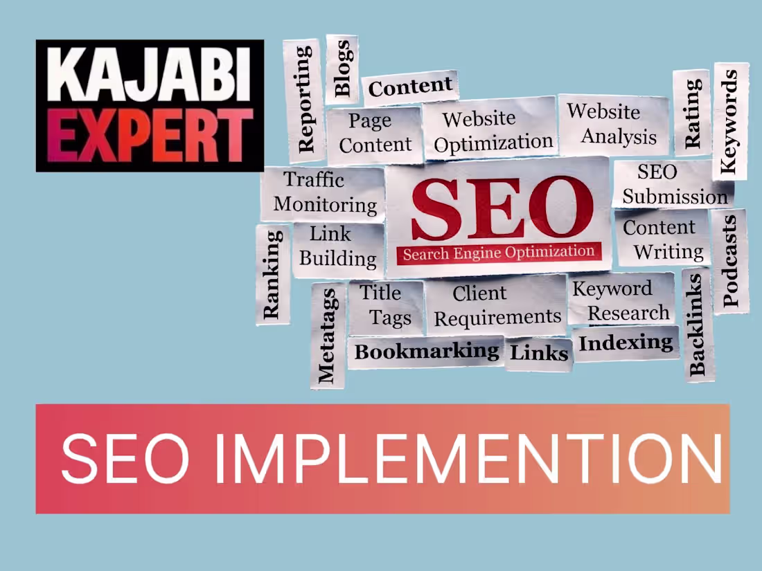 Cover image for Optimized SEO for Kajabi Pages, Blogs & Courses
