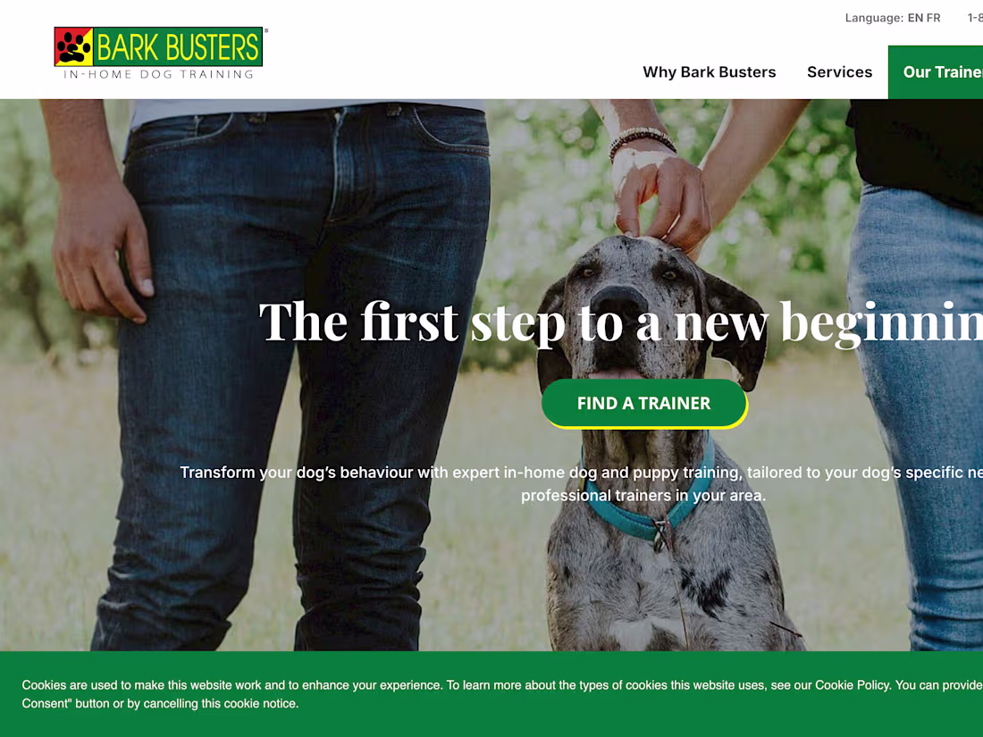 Cover image for Bark Busters Canada | #1 Dog Training & Puppy Training Experts