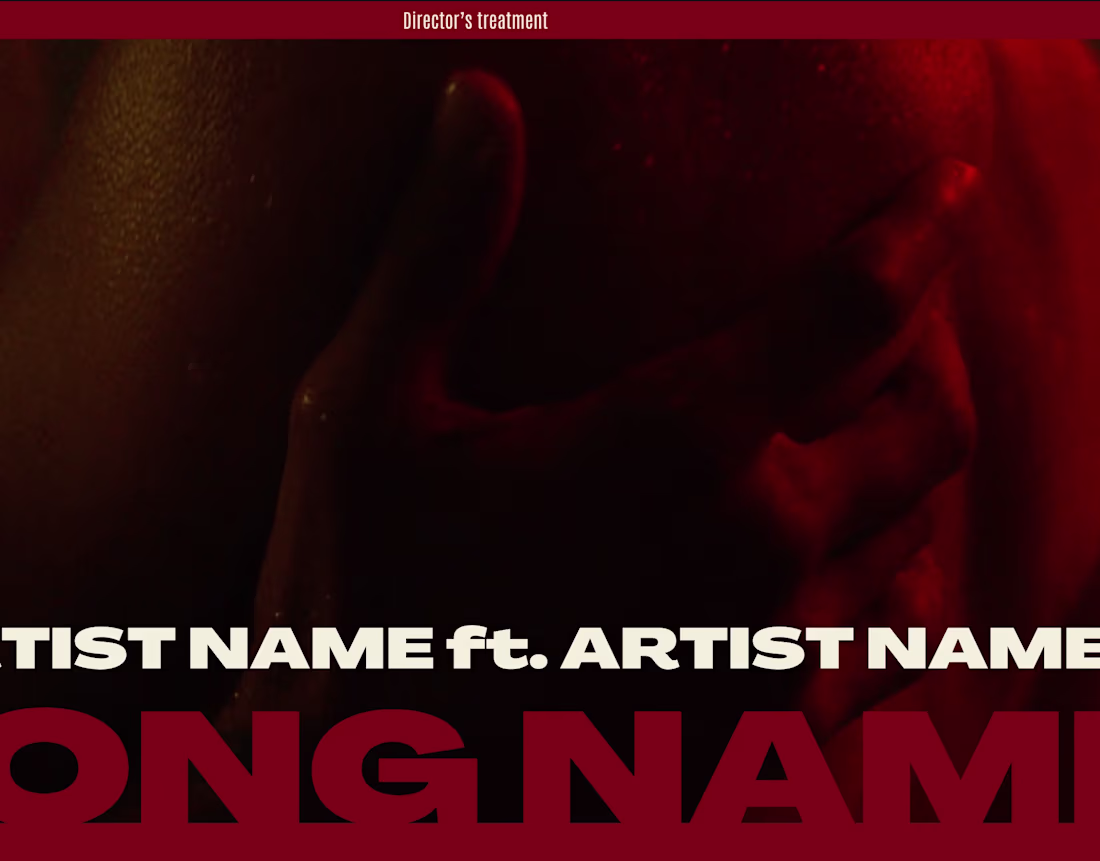 Cover image for Music Video | Director's Treatment