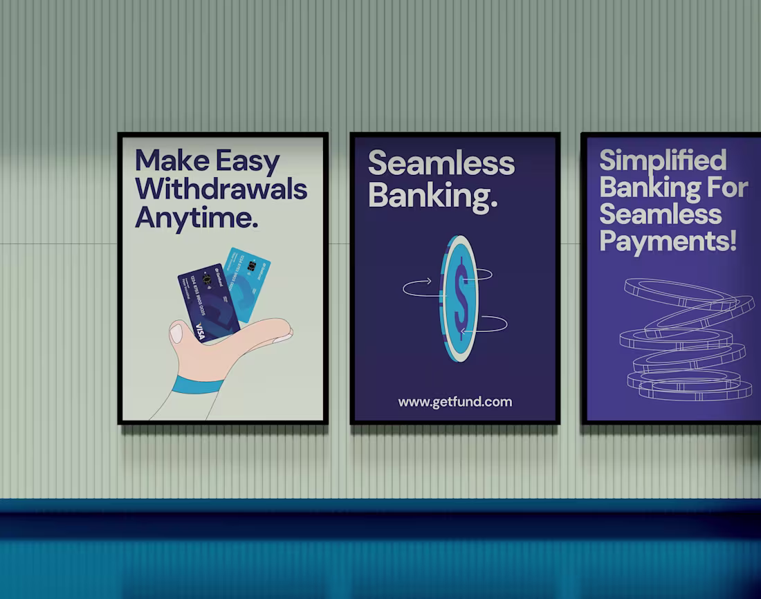 Cover image for Innovative Branding Design Services for Getfund Banking