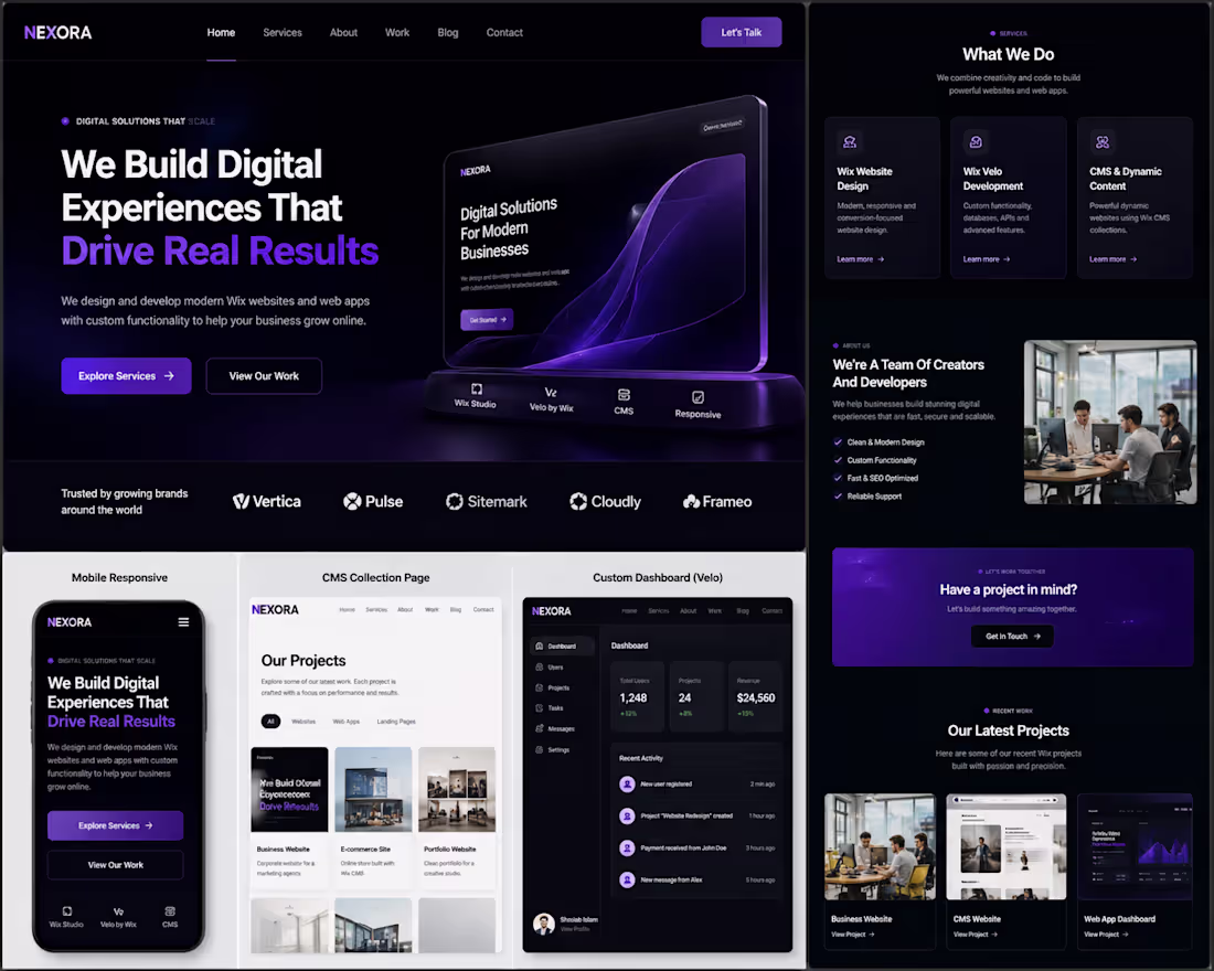 Cover image for Transform Your Business with Custom Wix Websites Using Velo