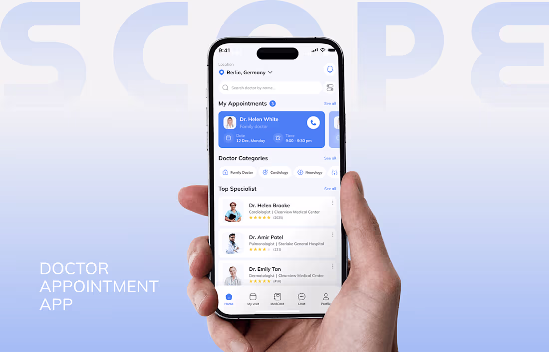 Cover image for Smart Doctor Appointment App