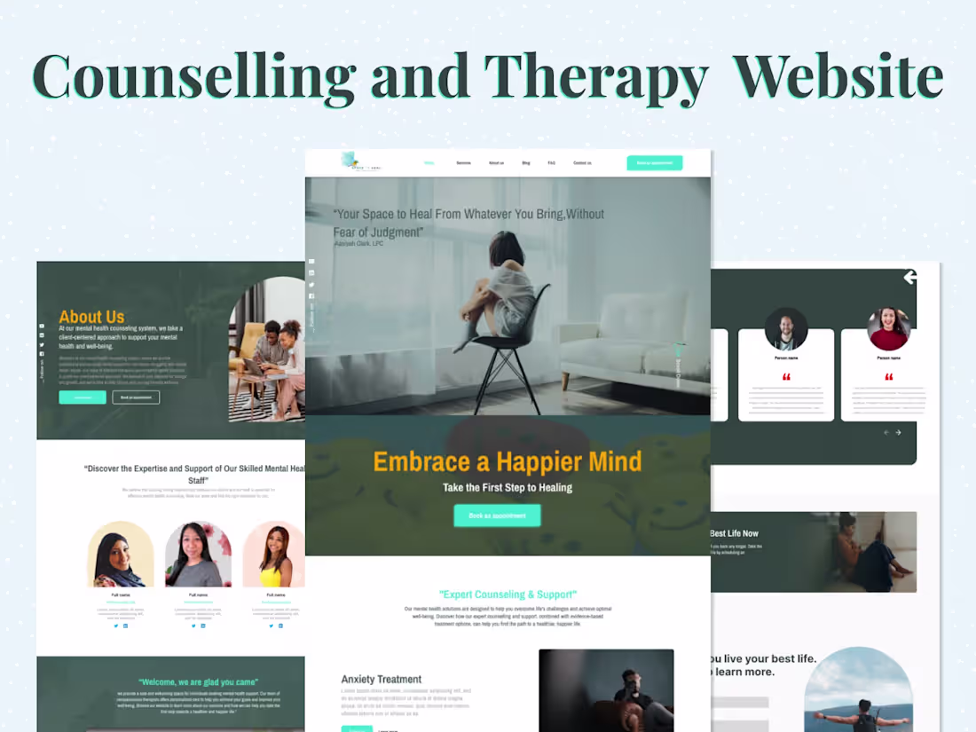 Cover image for Healing & Counseling – Modern