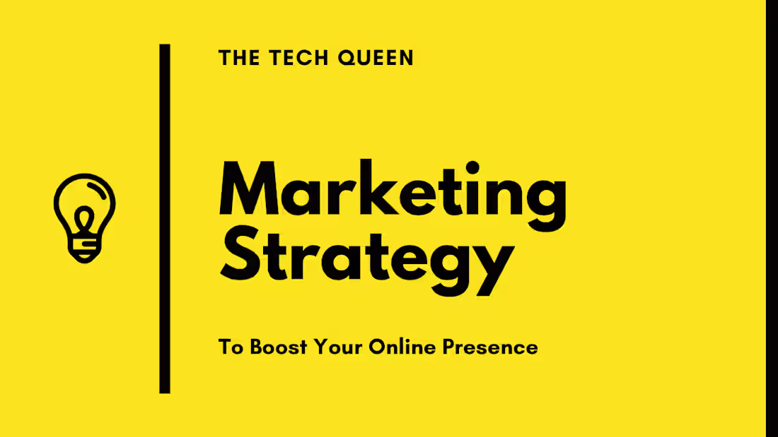 Cover image for Marketing Strategy to Boost Your Online Presence