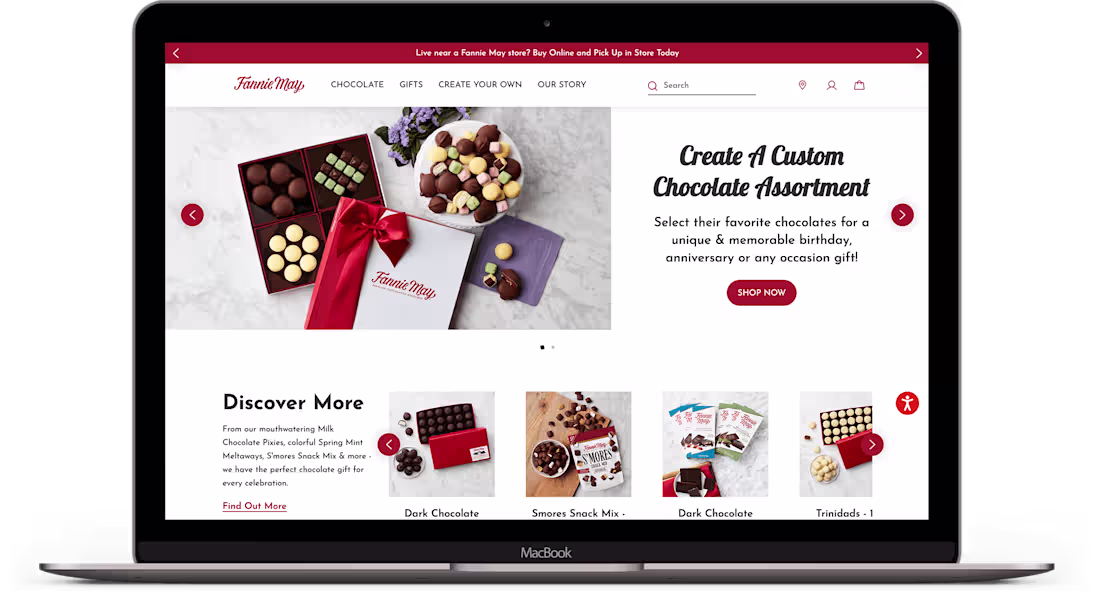 Cover image for FannieMay.com: Full Website Strategy