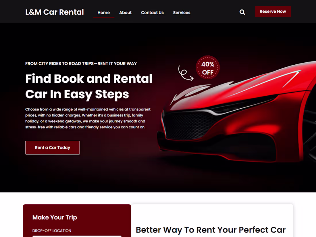 Cover image for 🚗 L&M Car Rental -