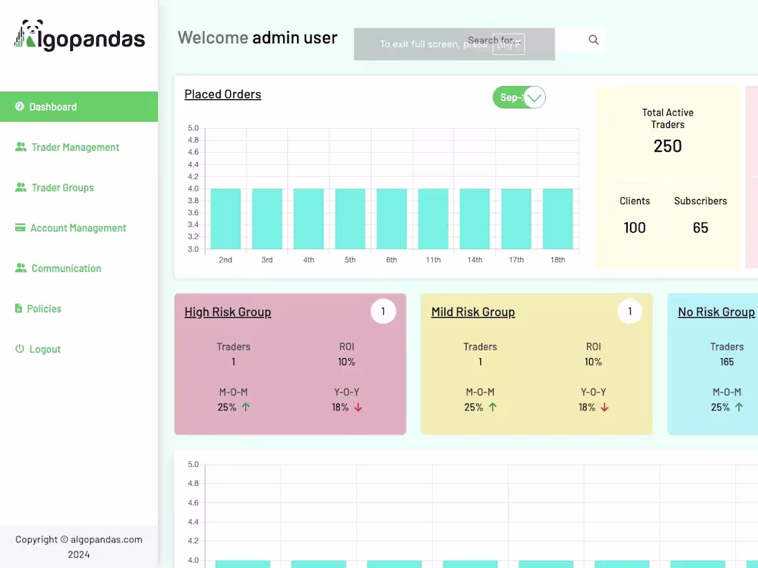 Cover image for AlgoPandas | Algo trading platform in India