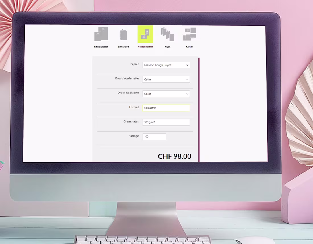 Cover image for Website for a local print shop