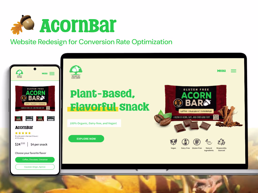 Cover image for Acorn Bar Snacks USA