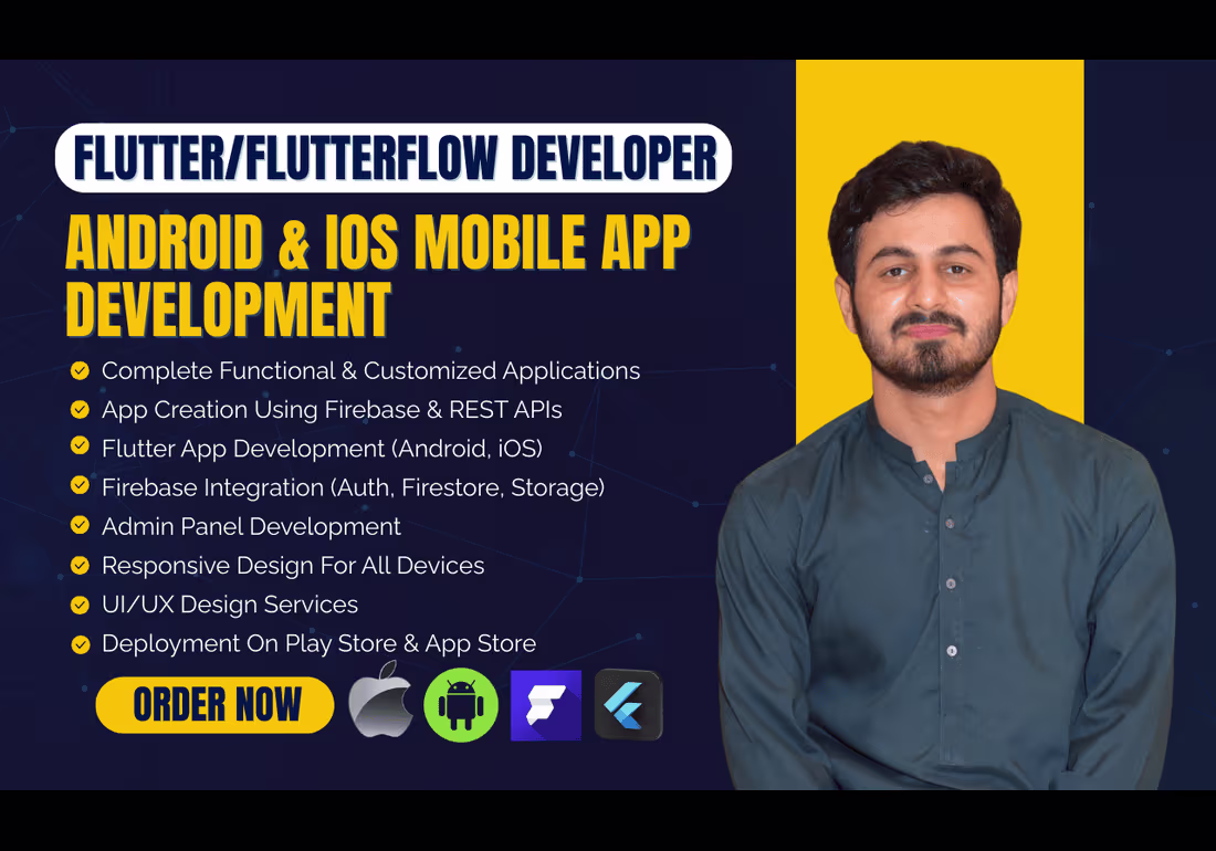 Cover image for Flutterflow app development