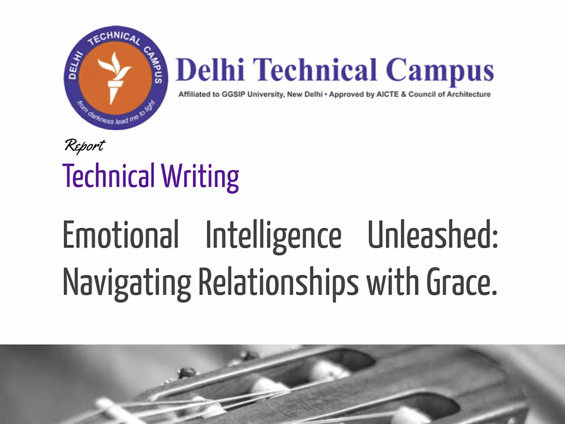 Cover image for Emotional Intelligence Unleashed: Navigating Relationships with 