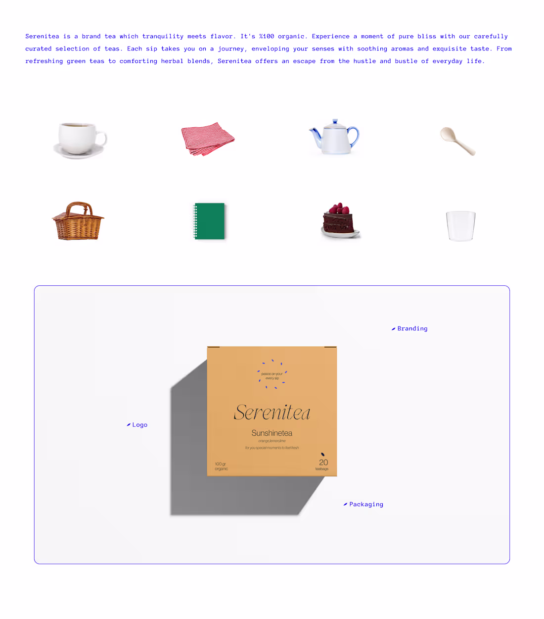 Cover image for Serenitea Branding + Packaging