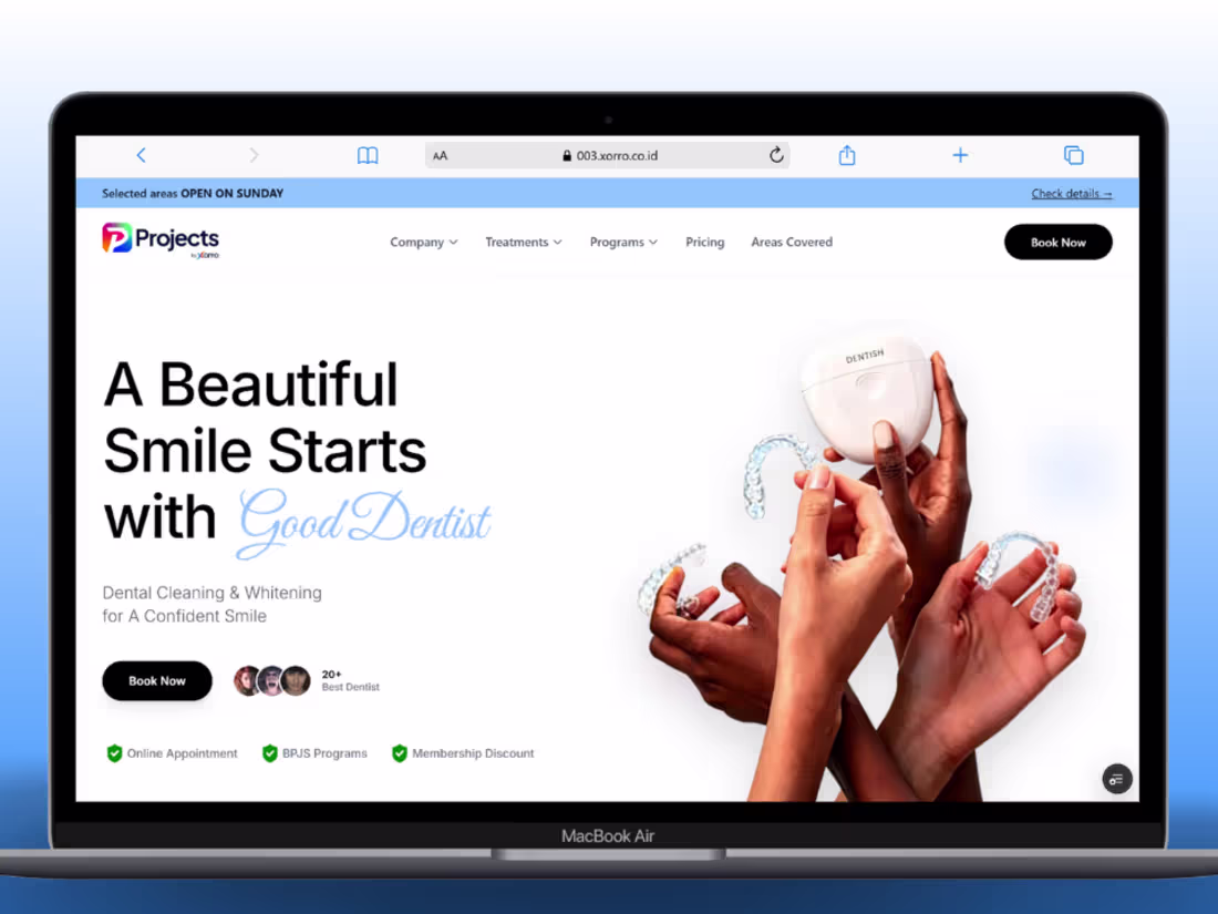 Cover image for Dental Clinic Website