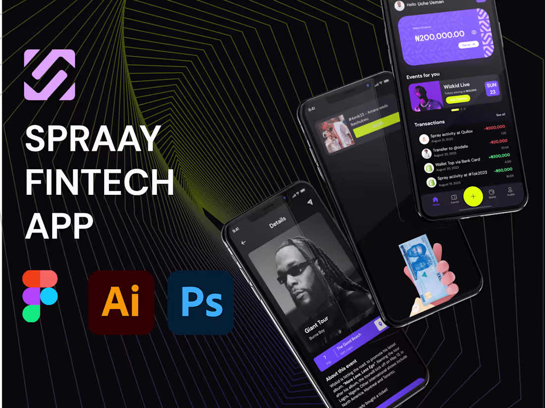 Cover image for Spraay Fintech app