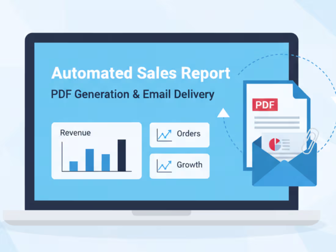 Cover image for Python Automated Sales Report Generation & Email