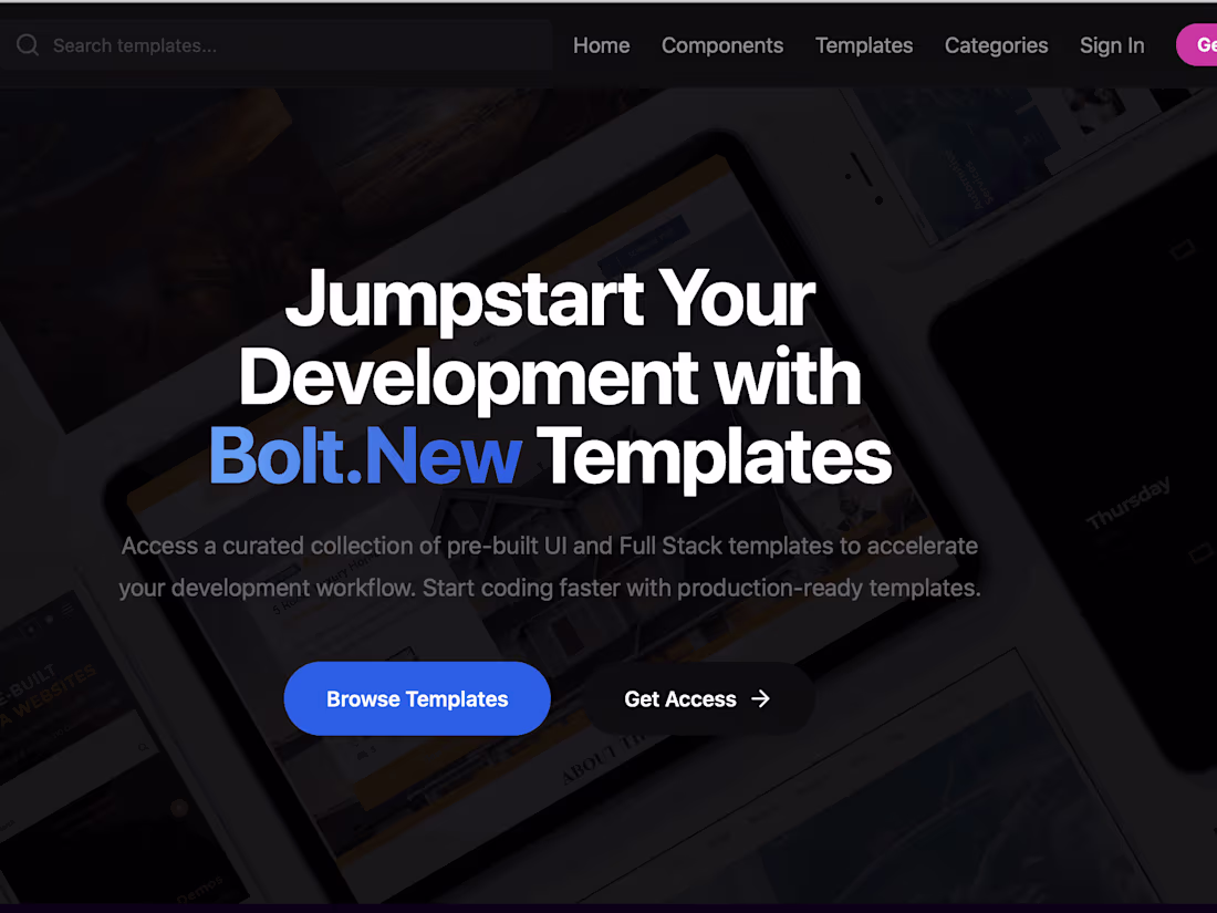 Cover image for FlashCoded - Pre-made Bolt Starter Templates
